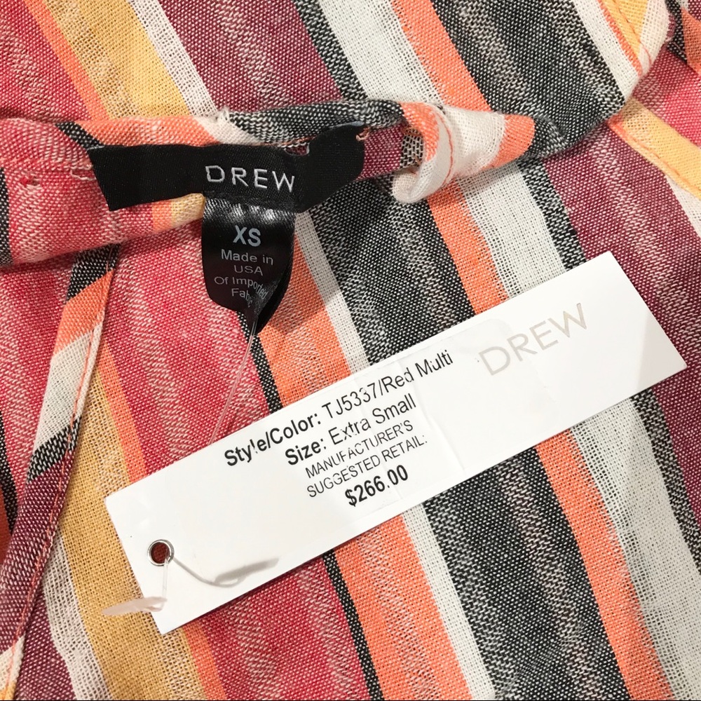 NEW DREW Anthropologie Striped Jumpsuit - Picture 4 of 5